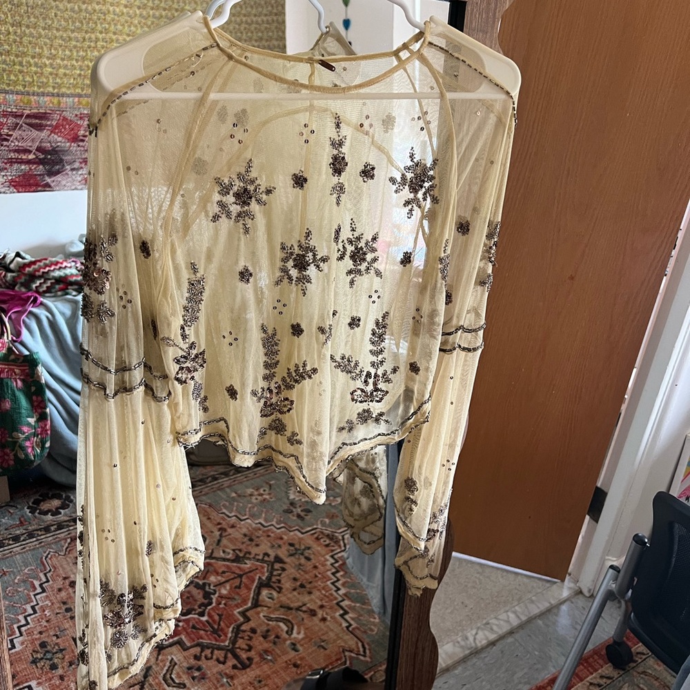 Free People Sheer Top